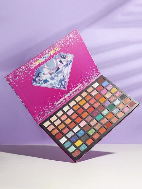 Eyeshadow 80 colors matte+satin Diamonds&Ice